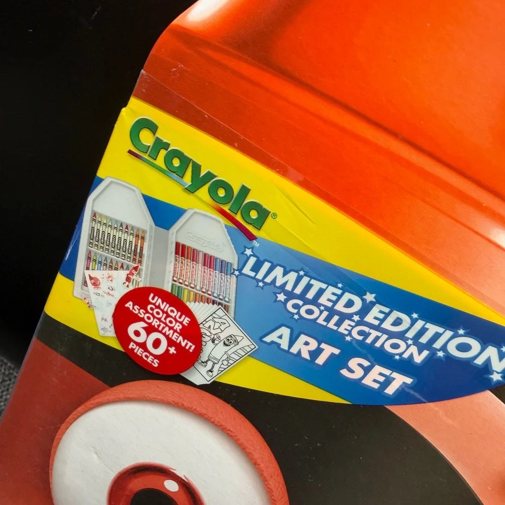Crayola Limited Edition Art Set Angie Orange Red 60+ Pcs Retired Colors 04-0778